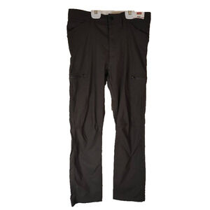 Wrangler Flex Waist Outdoor Cargo Pants Mens 29/30 Gray Straight Fit Stretch New